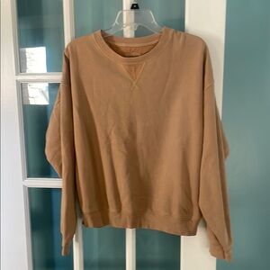 American Eagle Outfitters Tan Sweatshirt
